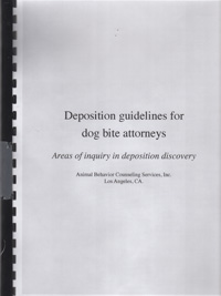 Deposition guidelines